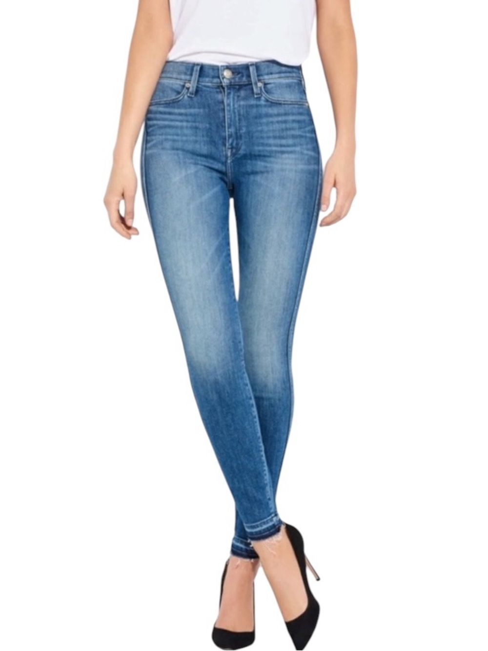 AYR The Riser Jeans 25x30 Medium Wash High Rise Skinny Denim